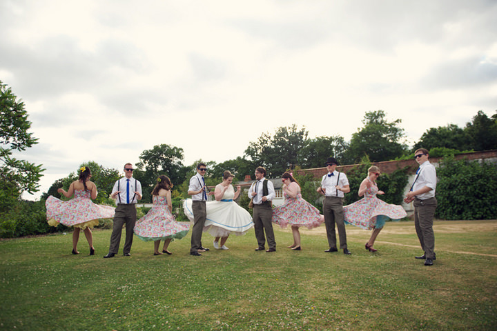 42 1950's Garden Party Wedding