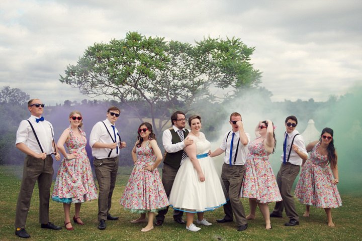 43 1950's Garden Party Wedding