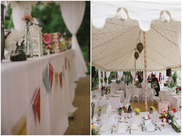 Pretty outside wedding in Cheshire