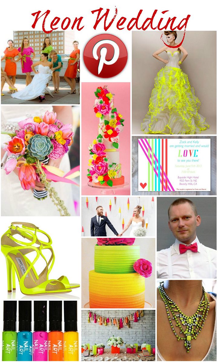 Boho Pins Neon Wedding Boho Wedding Blog
