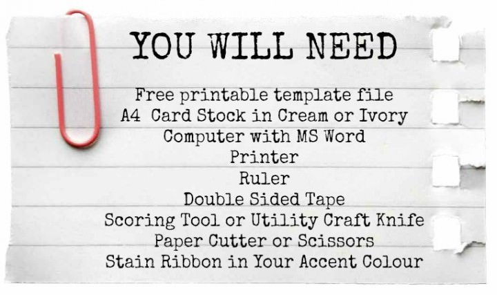 you will need words