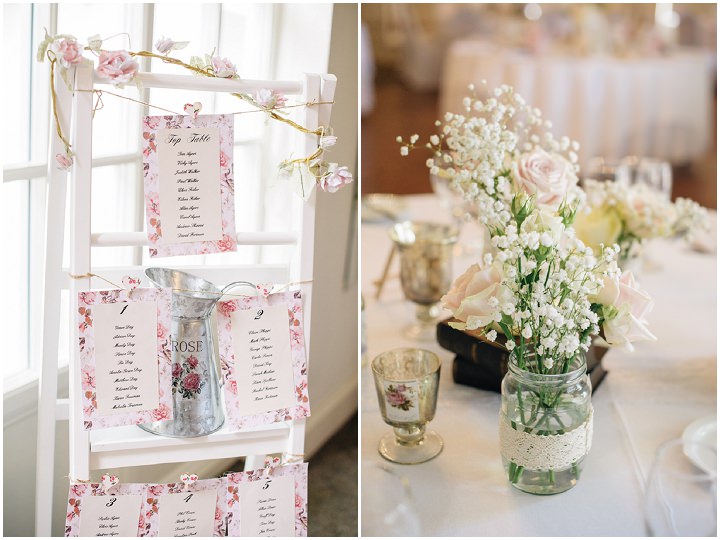 30 Vintage Floral Outdoor Wedding at Warwick House By Daffodil Waves