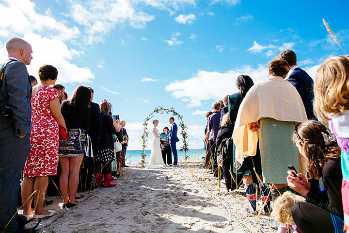 18 Informal Beach Wedding By Zoe Campbell