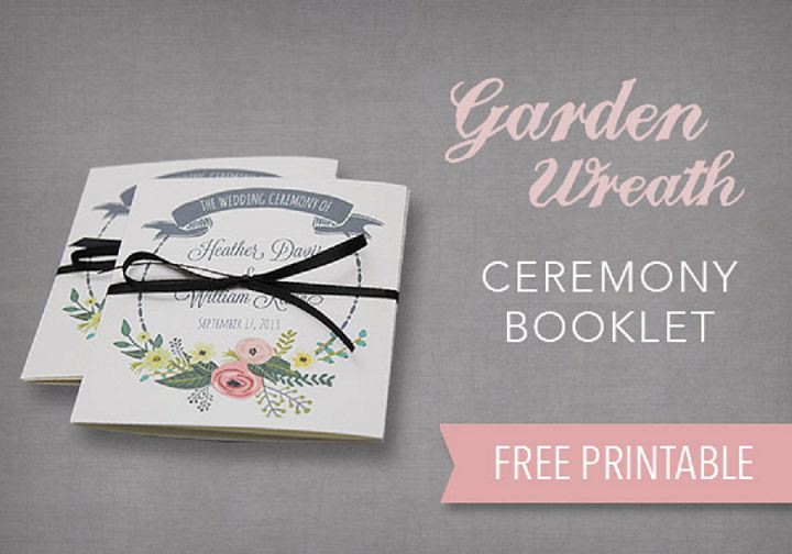 Free Wedding Program Templates Wedding Program Ideas