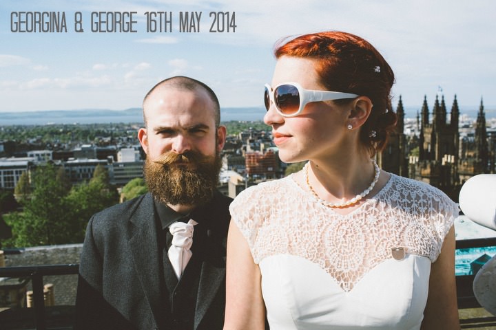 1 Georgina & George's Intimate Edinburgh Wedding. By  Fraser Stewart