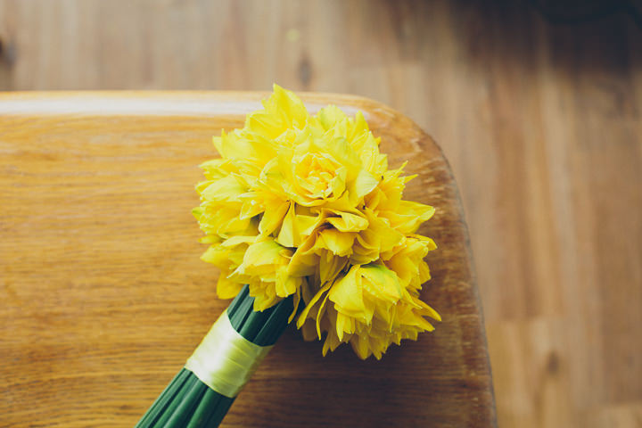 4 Daffodil Filled Wedding By Red on Blonde Photography