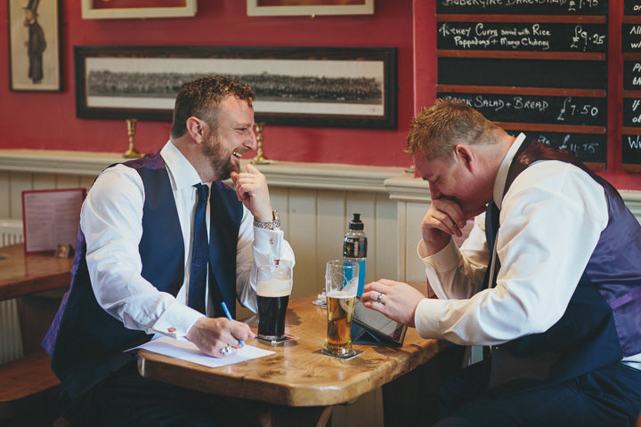 10 Katy & Steven's Navy Dorset Barn Wedding. By Helen Lisk