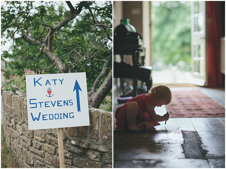 11 Katy & Steven's Navy Dorset Barn Wedding. By Helen Lisk