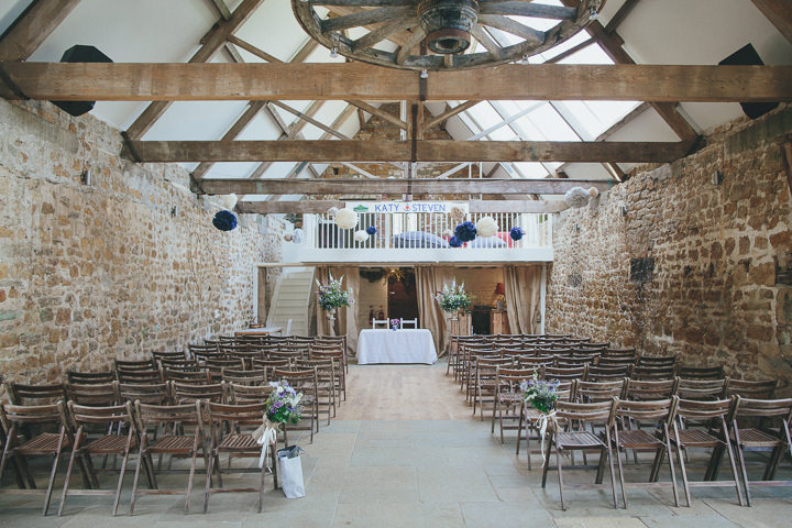 19 Katy & Steven's Navy Dorset Barn Wedding. By Helen Lisk