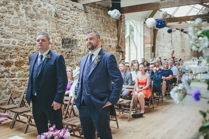 23 Katy & Steven's Navy Dorset Barn Wedding. By Helen Lisk