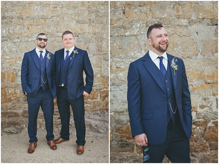 24 Katy & Steven's Navy Dorset Barn Wedding. By Helen Lisk