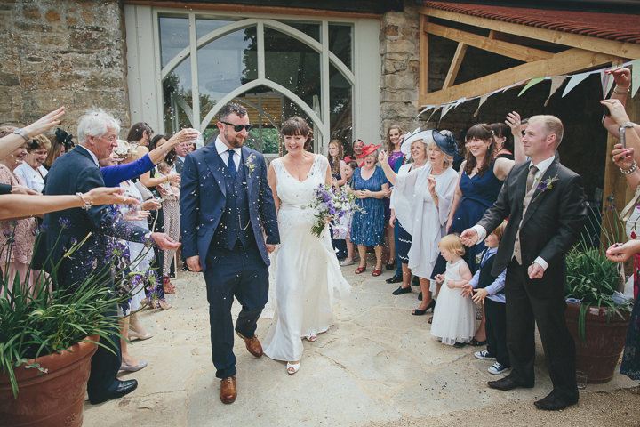 31 Katy & Steven's Navy Dorset Barn Wedding. By Helen Lisk