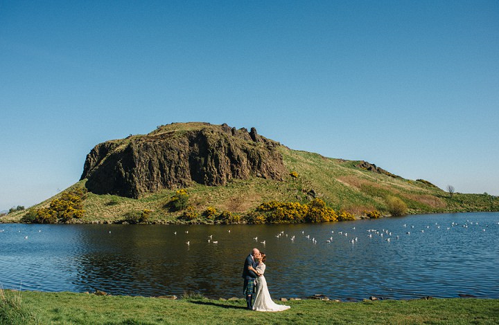 32 Brigitta & Iain's Natural Woodland Inspired Wedding. By Photos by Zoe