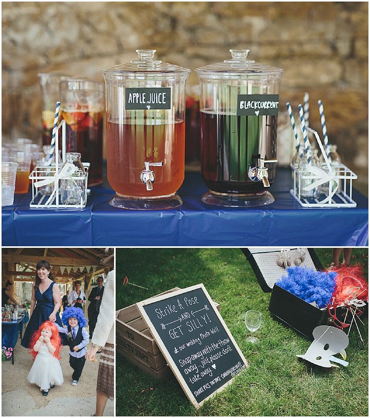 32 Katy & Steven's Navy Dorset Barn Wedding. By Helen Lisk