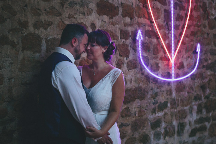 4 Katy & Steven's Navy Dorset Barn Wedding. By Helen Lisk