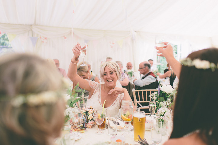 49 Ellie & Neil's Vintage, Shabby Chic Wedding. By Scuffins Photography