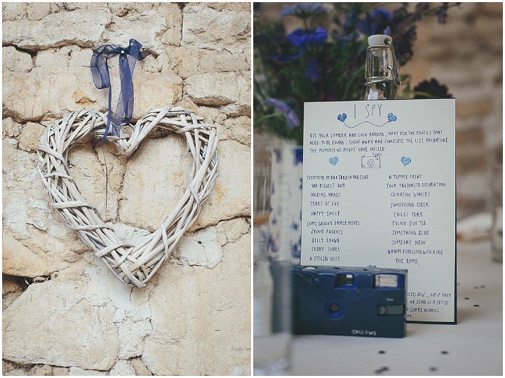 52 Katy & Steven's Navy Dorset Barn Wedding. By Helen Lisk