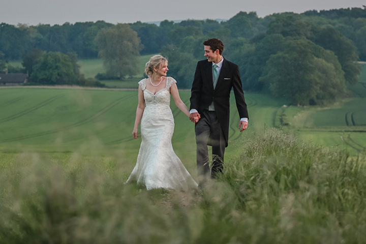 Wedding ceremony at the Meeting House, Sussex University and wedding reception at Fitzleroi Barn, West Sussex, for Adam and Pip