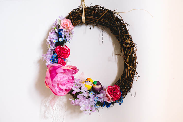 DIY Spring Wreath