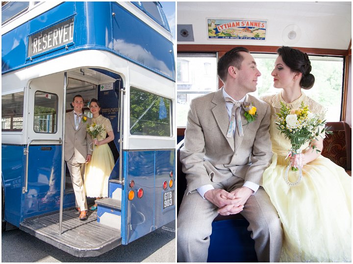 23 1950s Rockabilly Wedding With a Yellow Wedding Dress