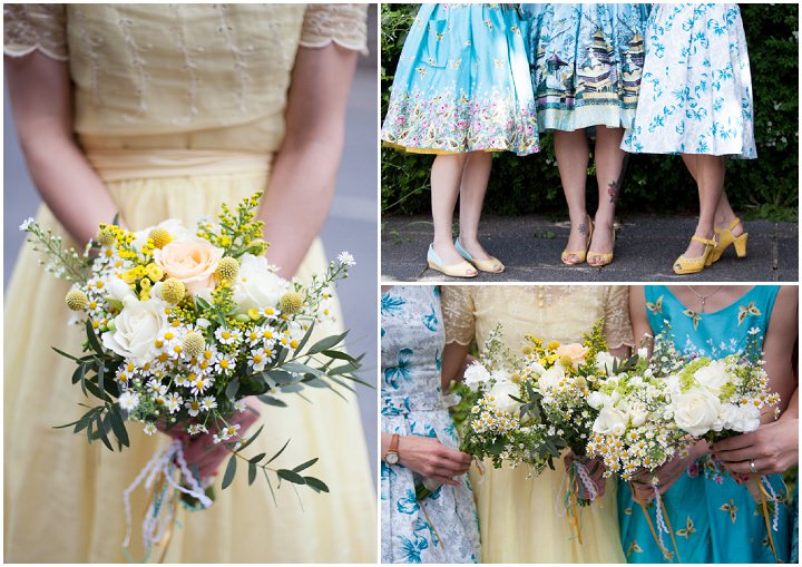 37 1950s Rockabilly Wedding With a Yellow Wedding Dress