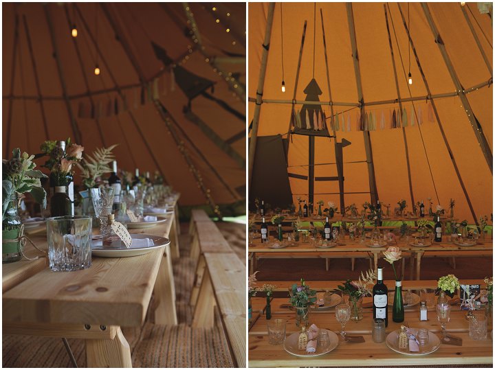 Alternative Outdoor Humanist Tipi Wedding in Kent by Devlin Photos