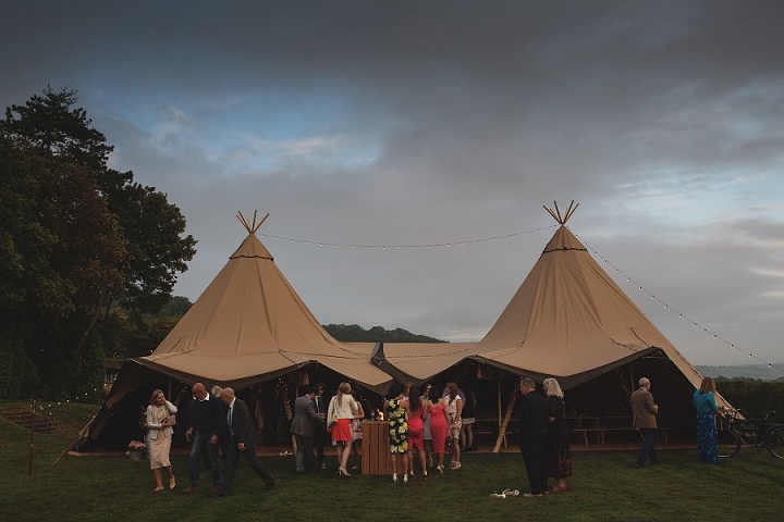 Alternative Outdoor Humanist Tipi Wedding in Kent by Devlin Photos