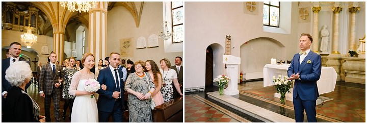 Modern Lithuanian groom sees bride Wedding By Diana Zak Photography