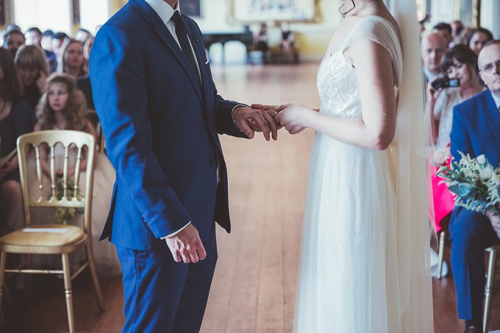 Wedding Rings at Doddington Hall Lincolnshire Wedding By Phillipa James Photography