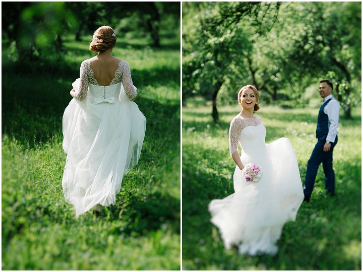 Modern Lithuanian bride in a meadow Wedding By Diana Zak Photography