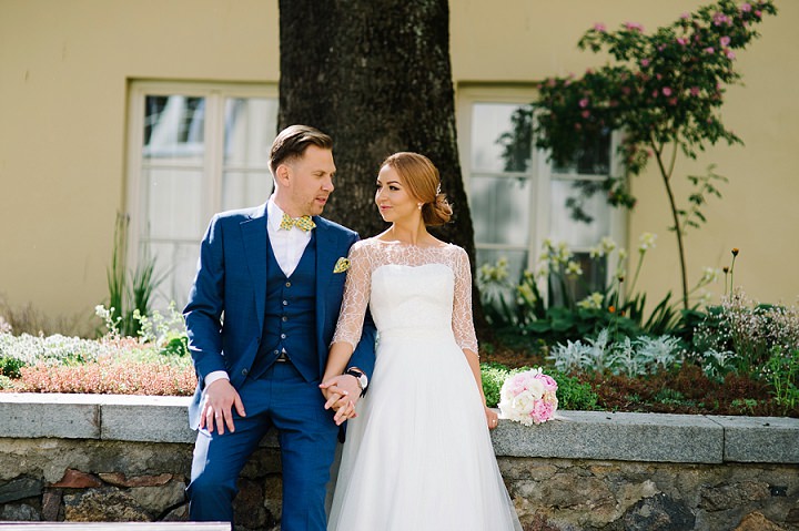 Modern Lithuanian bride and groom at a wedding Wedding By Diana Zak Photography