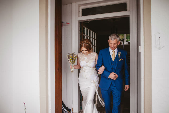 Scottish Claire Pettibone Dress Wedding with a Claire Pettibone dress By Christopher Currie