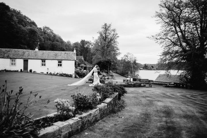 Scottish Outdoor Wedding with a Claire Pettibone dress By Christopher Currie