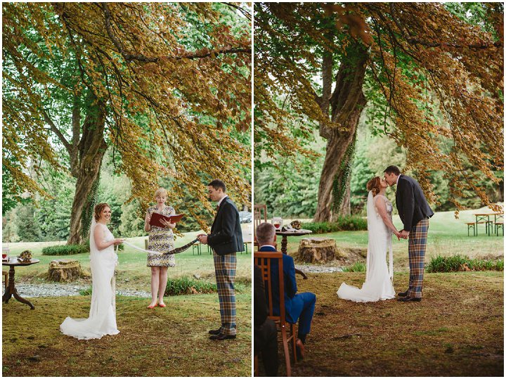 Scottish Wedding with a Claire Pettibone dress By Christopher Currie