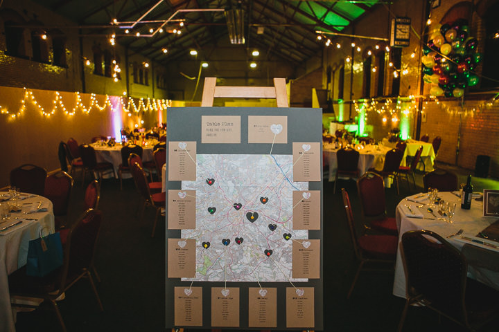 Kelham Island Museum table plan Wedding in Sheffield City Centre By Tierney Photography