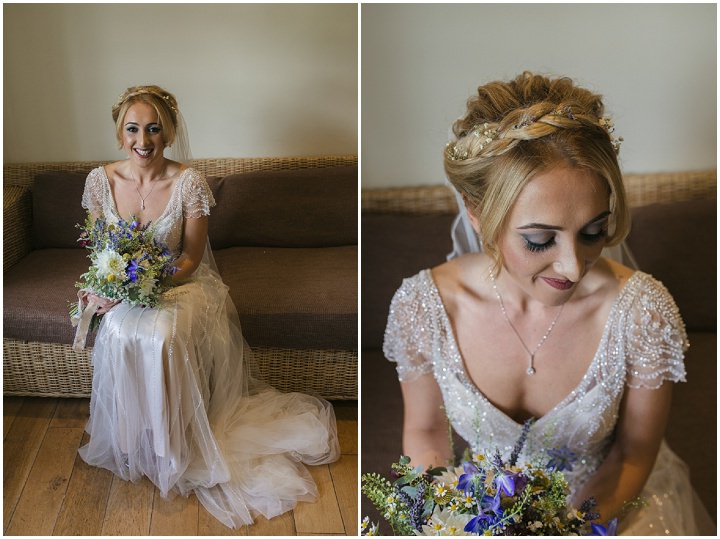 Homespun Ashes Barns Wedding beautiful bride By YU Photography