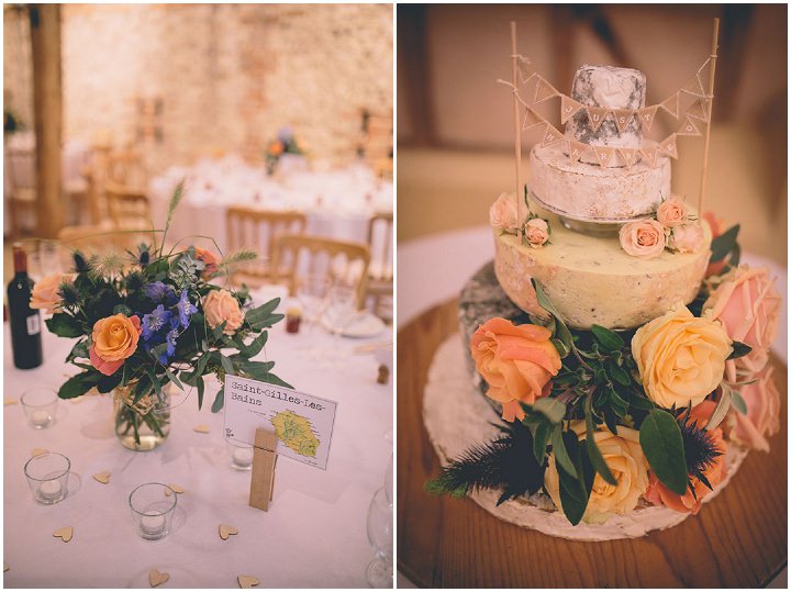 Upwaltham Barns cheese cake Wedding in West Sussex By Story and Colour