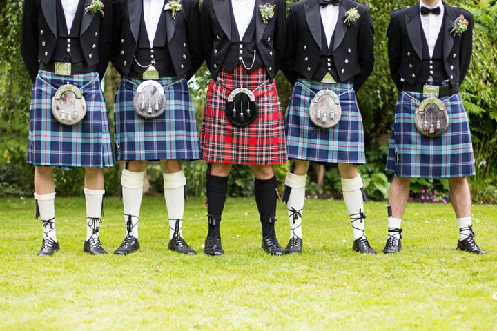 Laid Back Shropshire Wedding kilts By Nicola Gough Photography