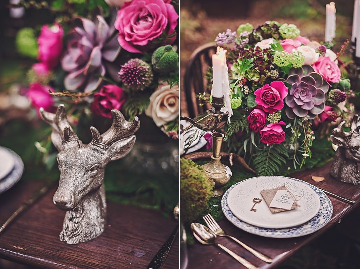 Magical Midsummers Night foliage Dream Wedding Inspiration 