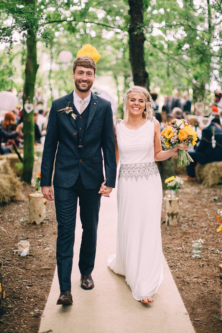 Festival Wedding at Stanley Villa Farm in Preston By Mike Plunkett Photography