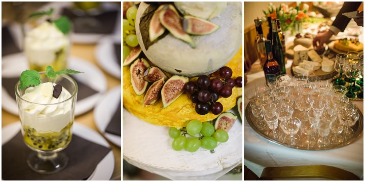 Winter Forest Wedding food in Sweden By Loke Roos Photography