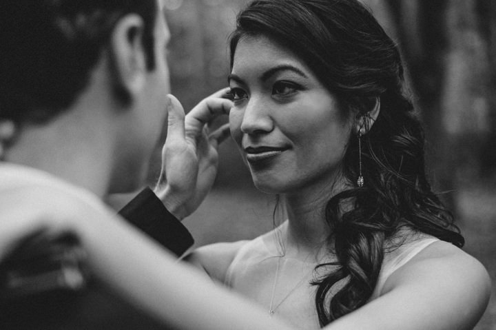 Ruth and Nick's Gorgeous Georgia Wedding with First Look beautiful bride By Parenthesis Photography