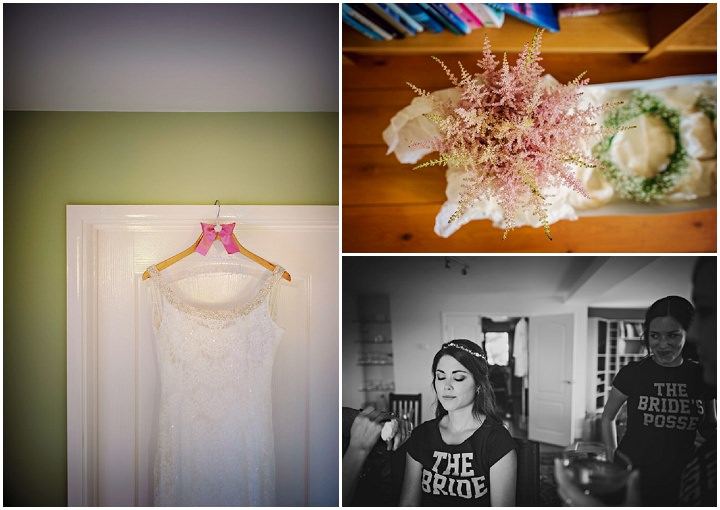 Homespun Barn Wedding at Elmley Nature Reserve bride prep in Kent By Photography By Vicki