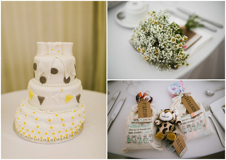 Yellow Wedding cake with a Candy Anthony Dress