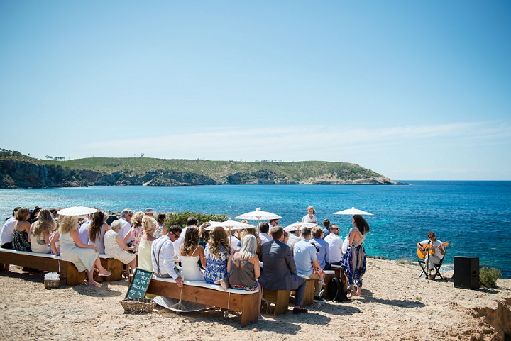 Hannah and Scott's Cliff Top and Pool Side Ibiza Wedding by Gypsy Westwood