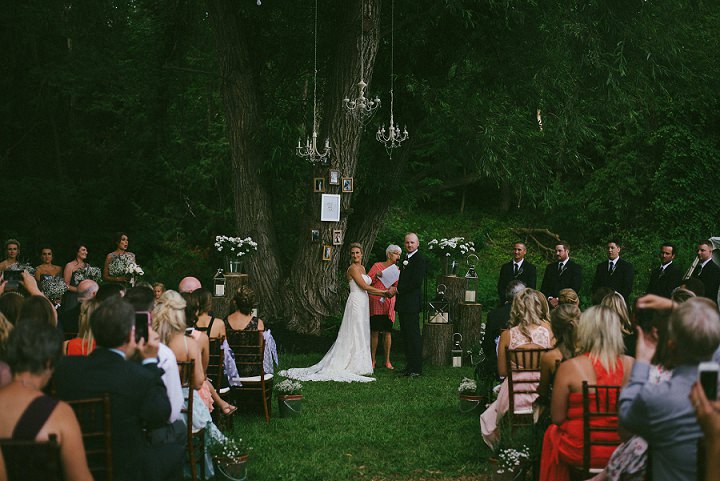 Lindsay and Kyle's Romantic Forest Wedding in Toronto by Megan Ewing