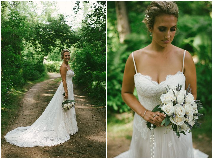 Lindsay and Kyle's Romantic Forest Wedding in Toronto by Megan Ewing