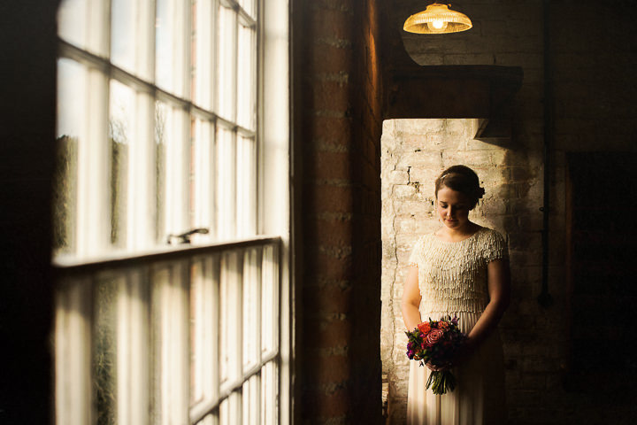 Kate and Robert's Eclectic, Industrial Wedding Full of Bold Patterns and Glitter by Matt Parry