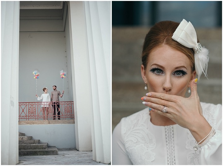 A Vogue Inspired 60s Elopement Shoot from Bespoke Bride Guide. 