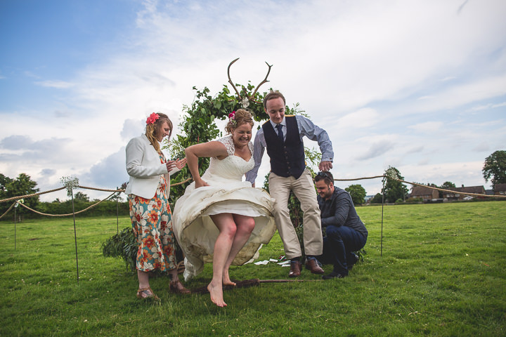 Meg and Neil's Woodland Themed Farm Wedding by Hannah Hall Photography